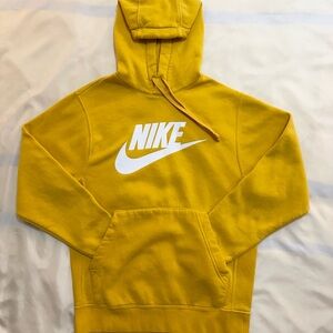 Nike Yellow Hoodie Sweatshirt